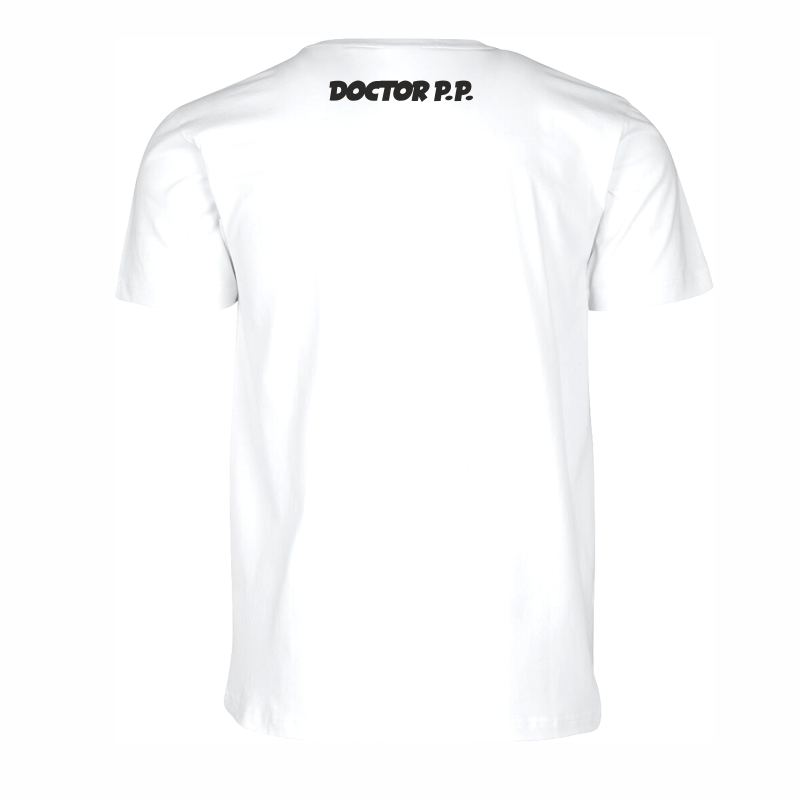 Tričko unisex Doctor P.P. - Jsem dokonalej - bílé
