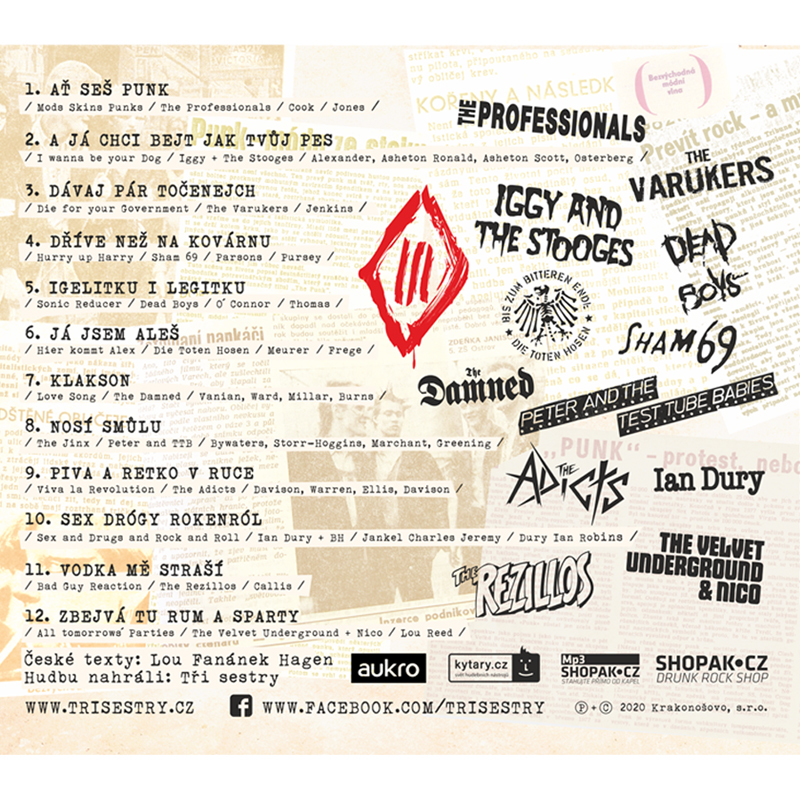 CD Tři sestry - Sex drógy rokenról