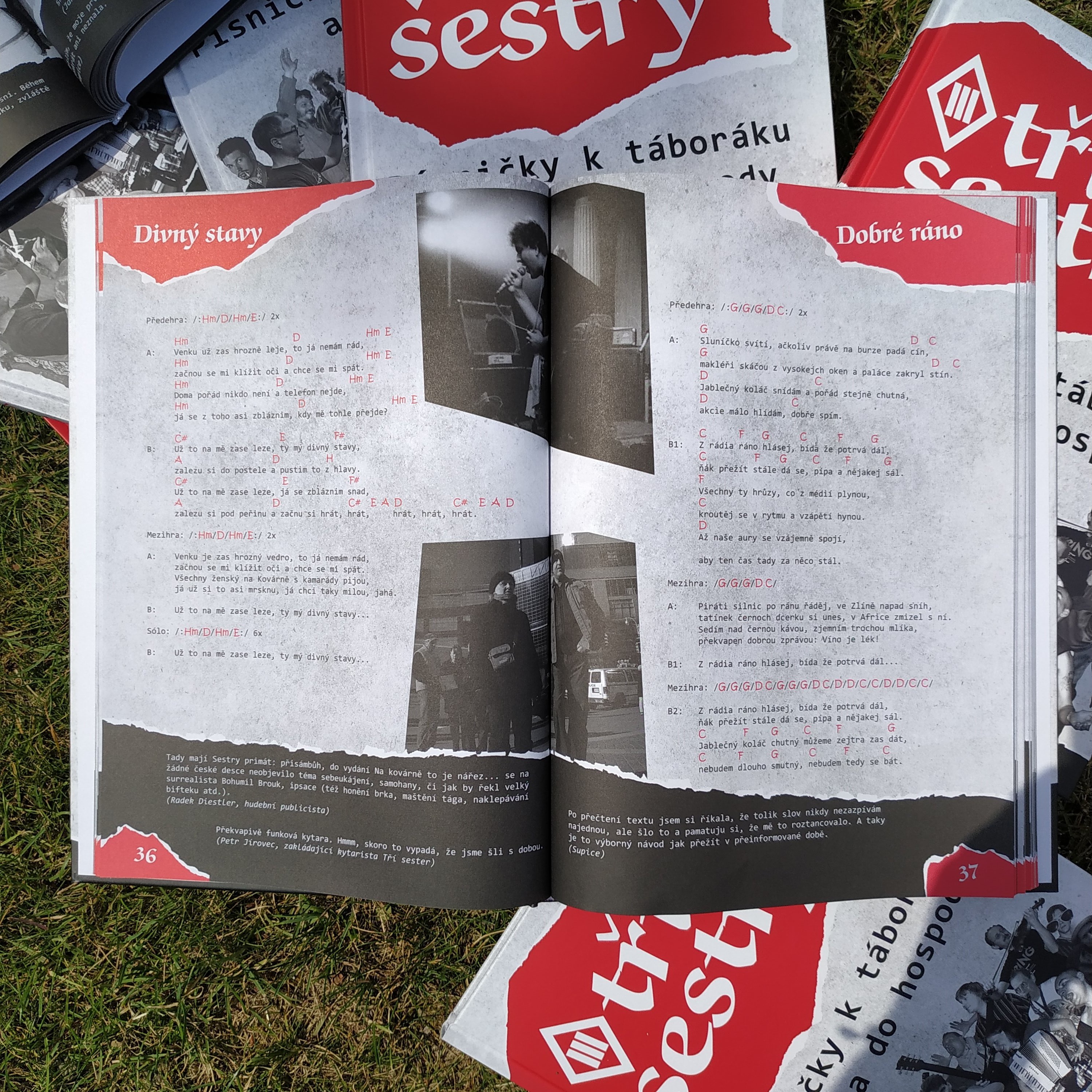 Zpěvník Tři sestry - Písničky k táboráku a do hospody