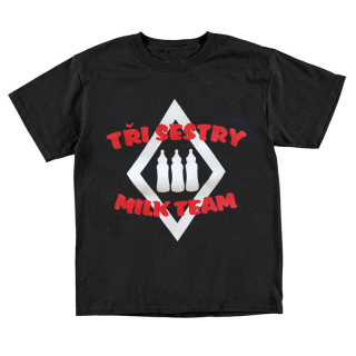 Tričko dětské Tři sestry - Milk Team černé